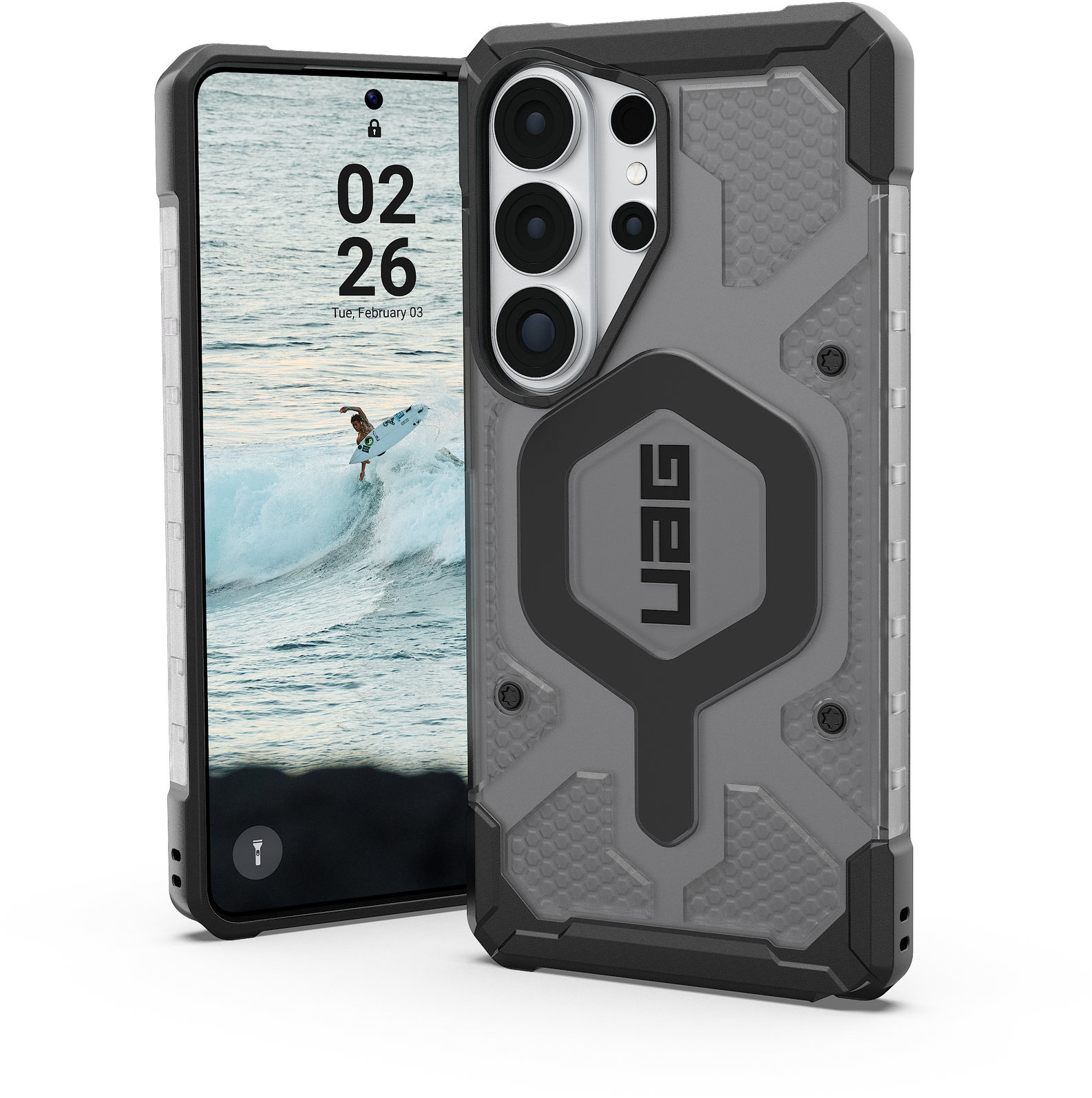 UAG Pathfinder Clear Ash Black Samsung Galaxy S26 Ultra