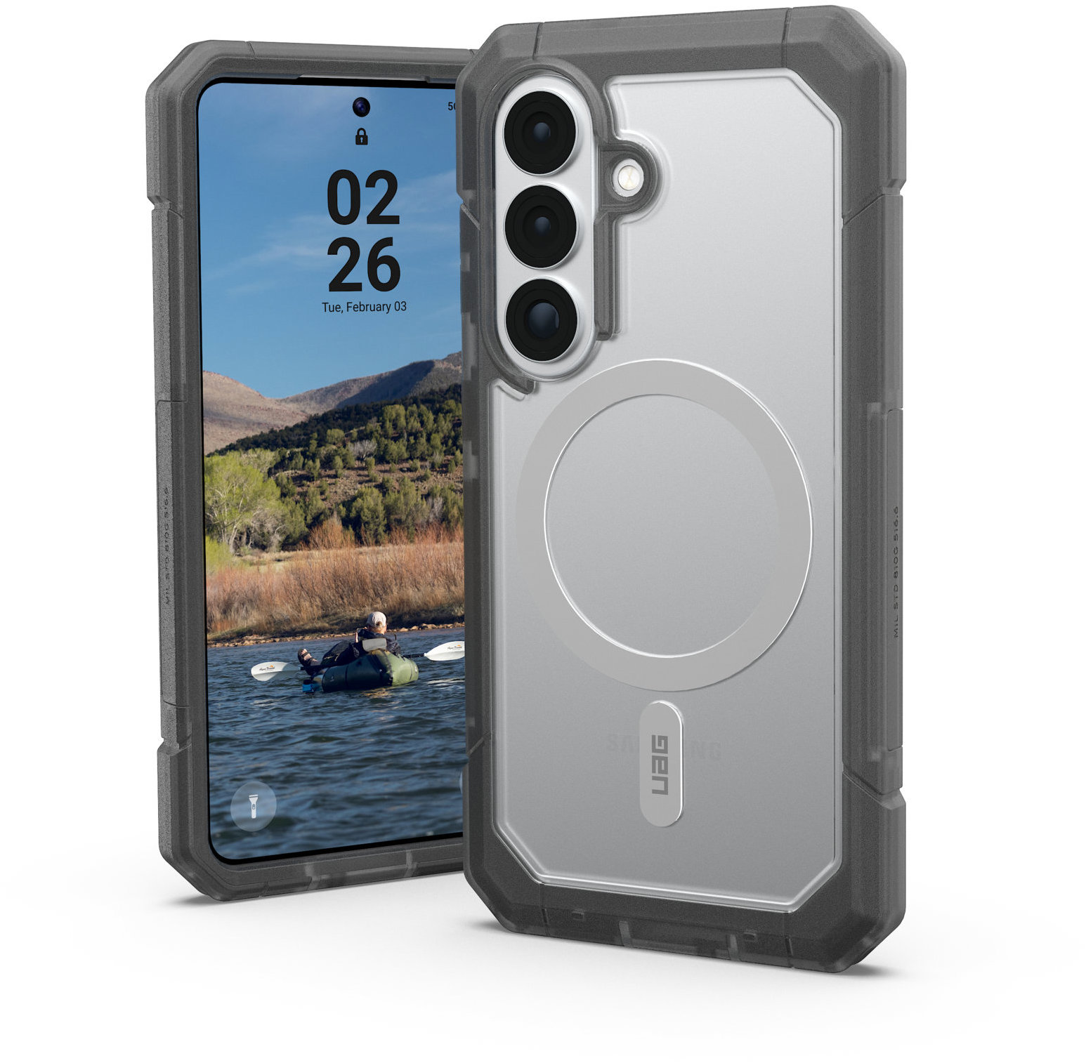 UAG Trooper Clear Ash Samsung Galaxy S26