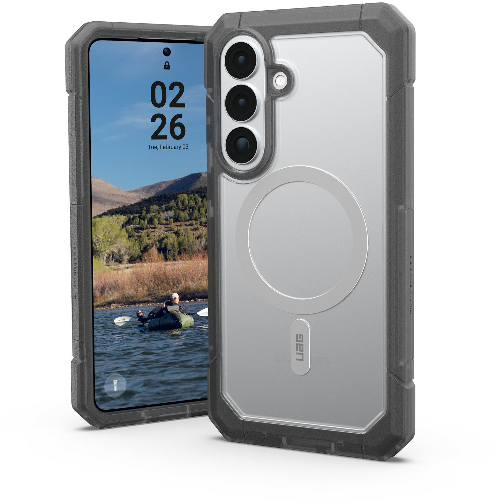 UAG Trooper Clear Ash Samsung Galaxy S26+