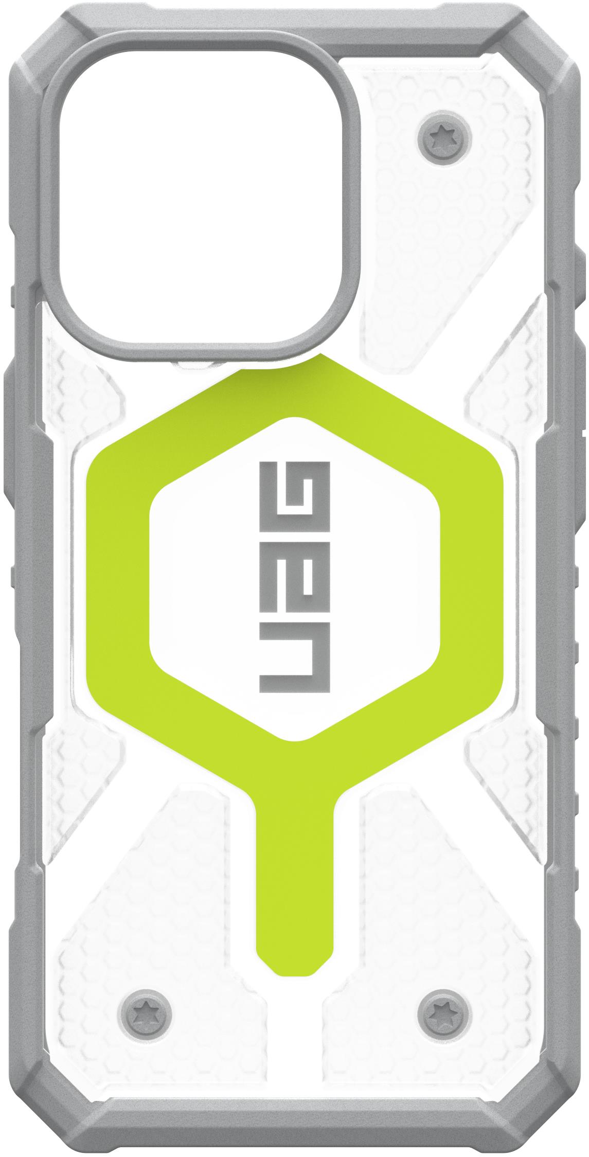 UAG Pathfinder Clear Magsafe Active Neon iPhone 16 Pro