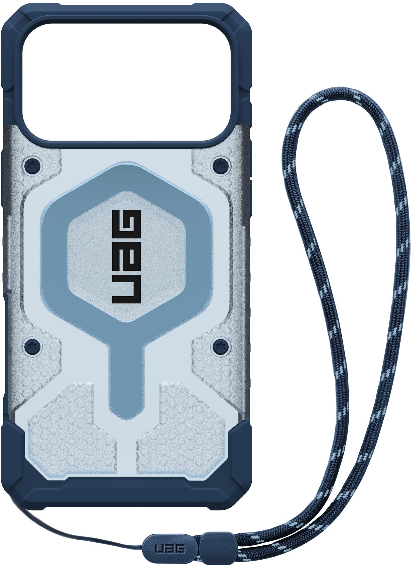 UAG Pathfinder Clear Magsafe Blues Lanyard iPhone 17 Pro Max