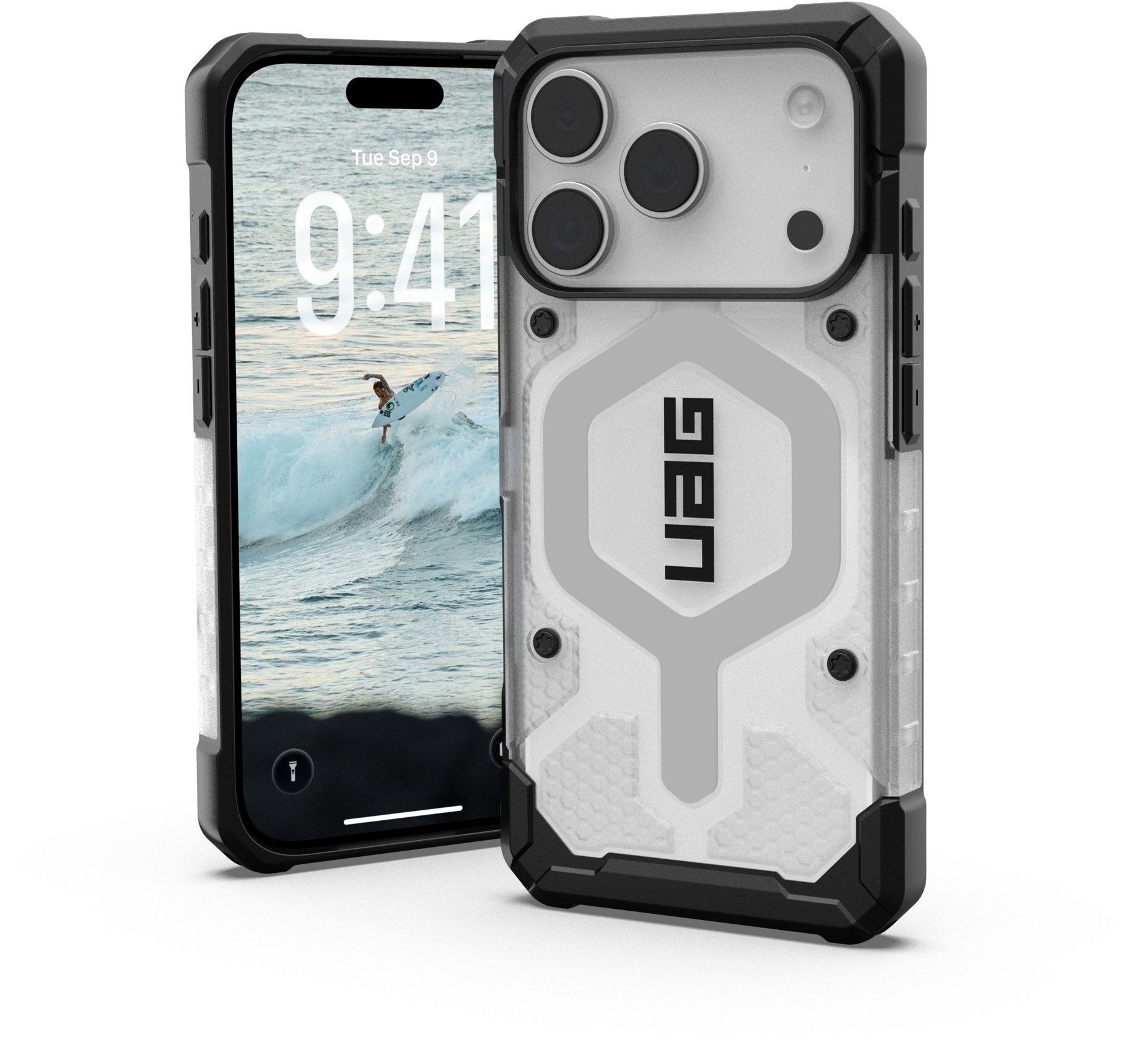 UAG Pathfinder Clear Magsafe Ice Silver iPhone 17 Pro