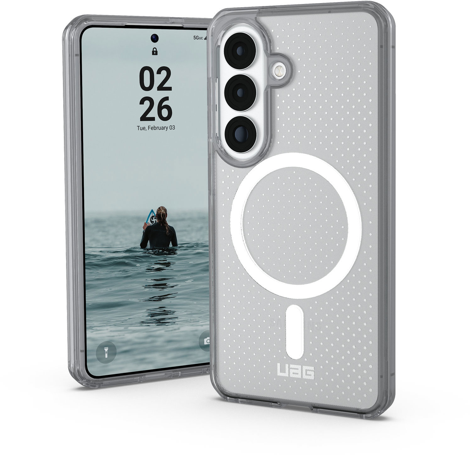 UAG Dot True Clear Ice Ash Samsung Galaxy S26