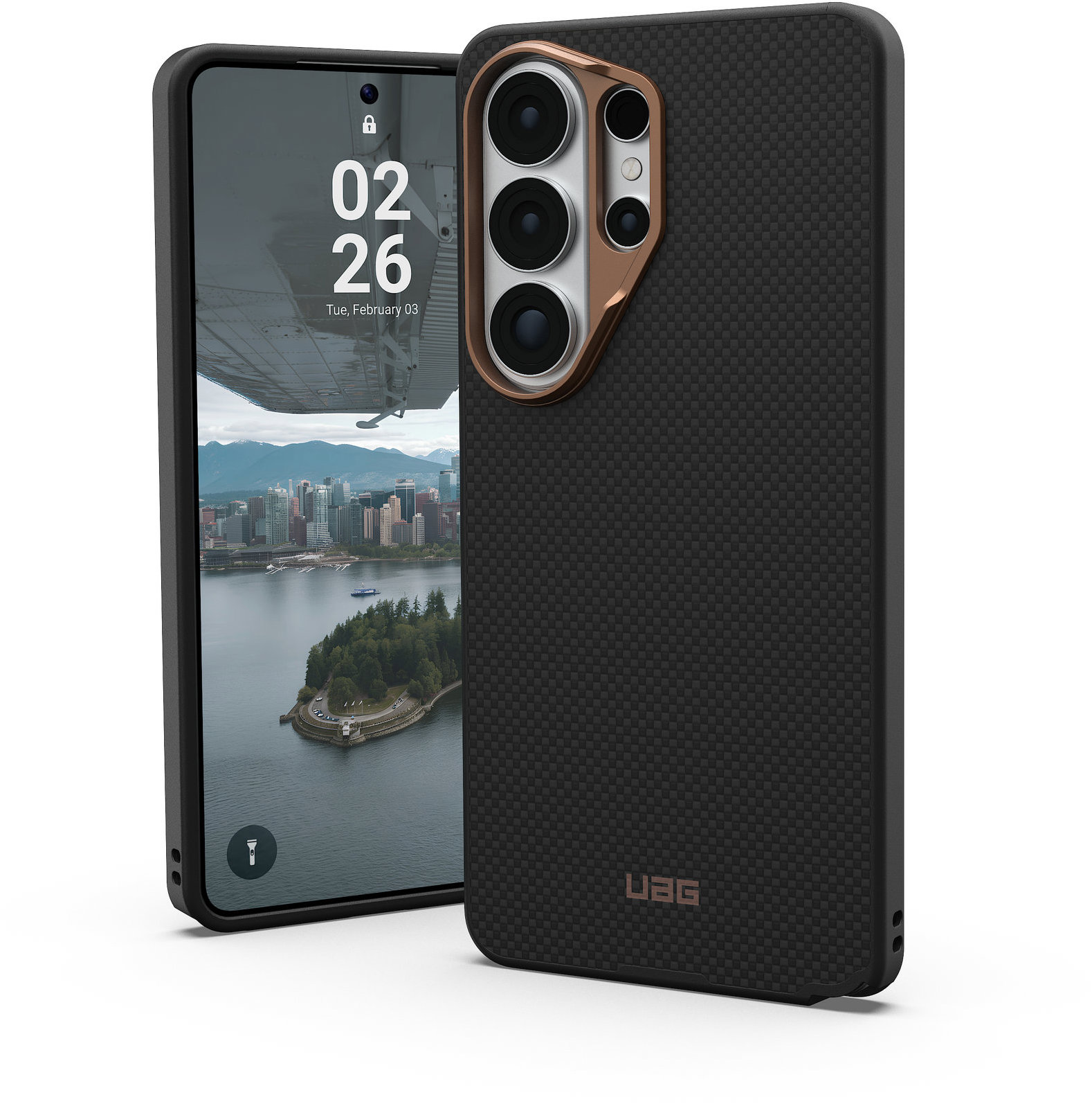 UAG Fibr Armor Black Bronze Samsung Galaxy S26 Ultra
