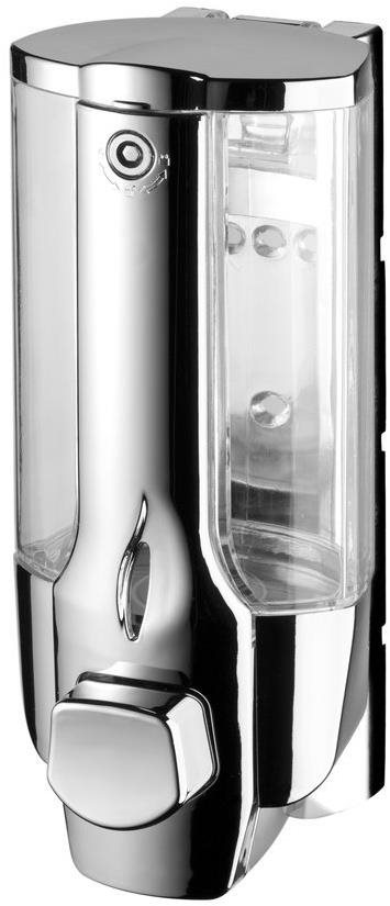 AQUALINE Dávkovač tekutého mydla nástenný 350 ml, chróm 72075