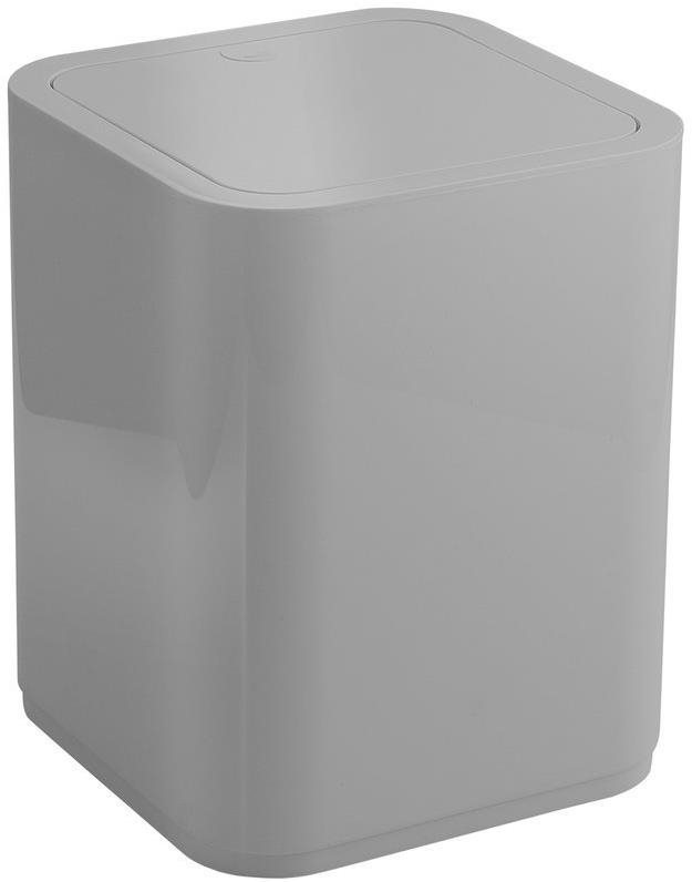 AQUALINE SEVENTY odpadkový kôš výklopný, 8 l, plast ABS, sivý 630908