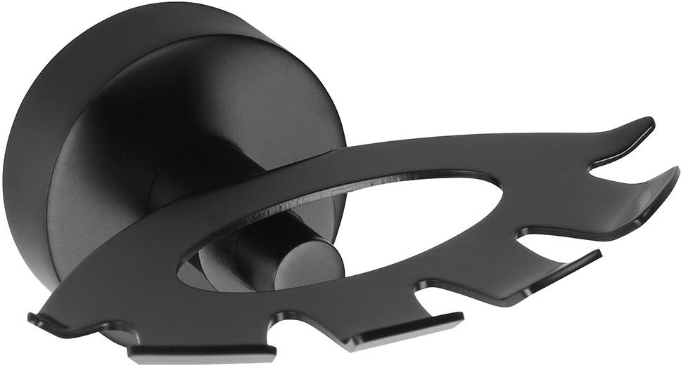 SAPHO X-ROUND BLACK držiak kefiek, čierny