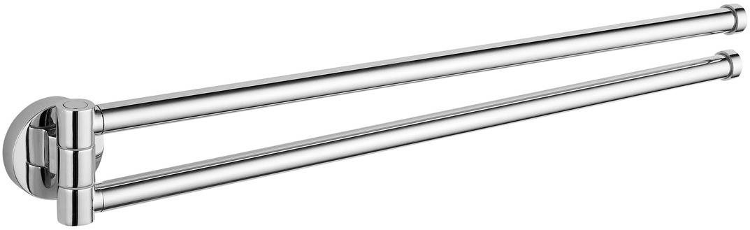 AQUALINE SAMBA otočný držiak uterákov dvojitý, 450 mm, chróm