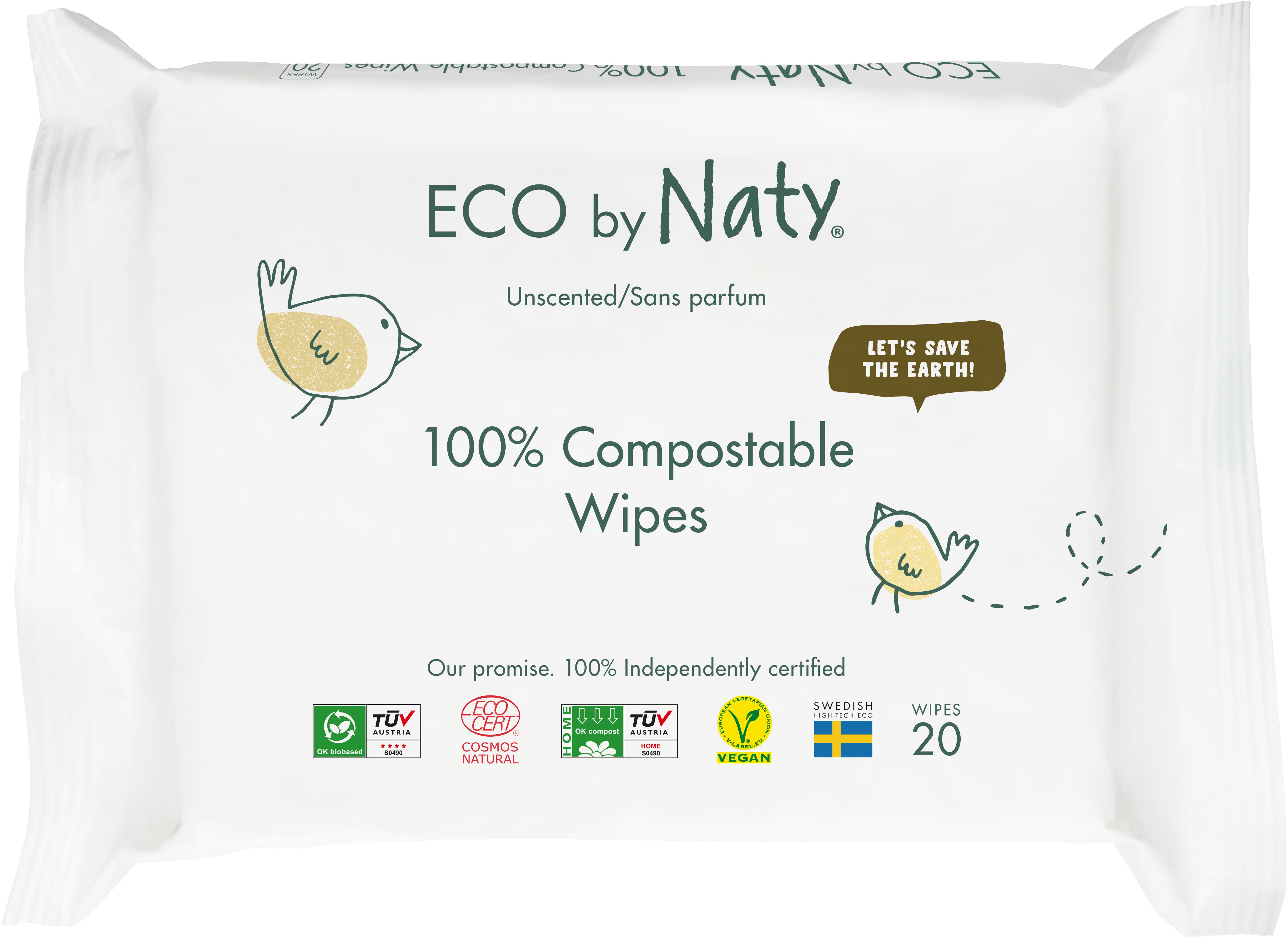 Eco by Naty Sensitive 20 ks