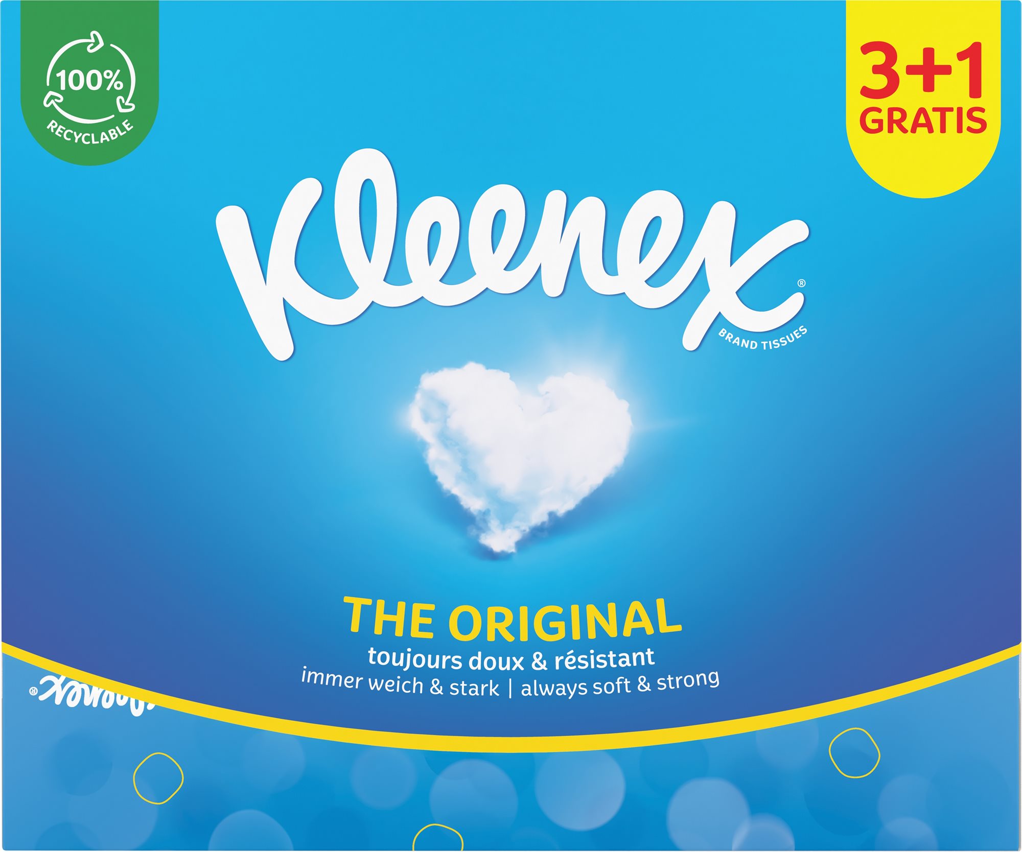 KLEENEX Original Box (4× 72 ks)