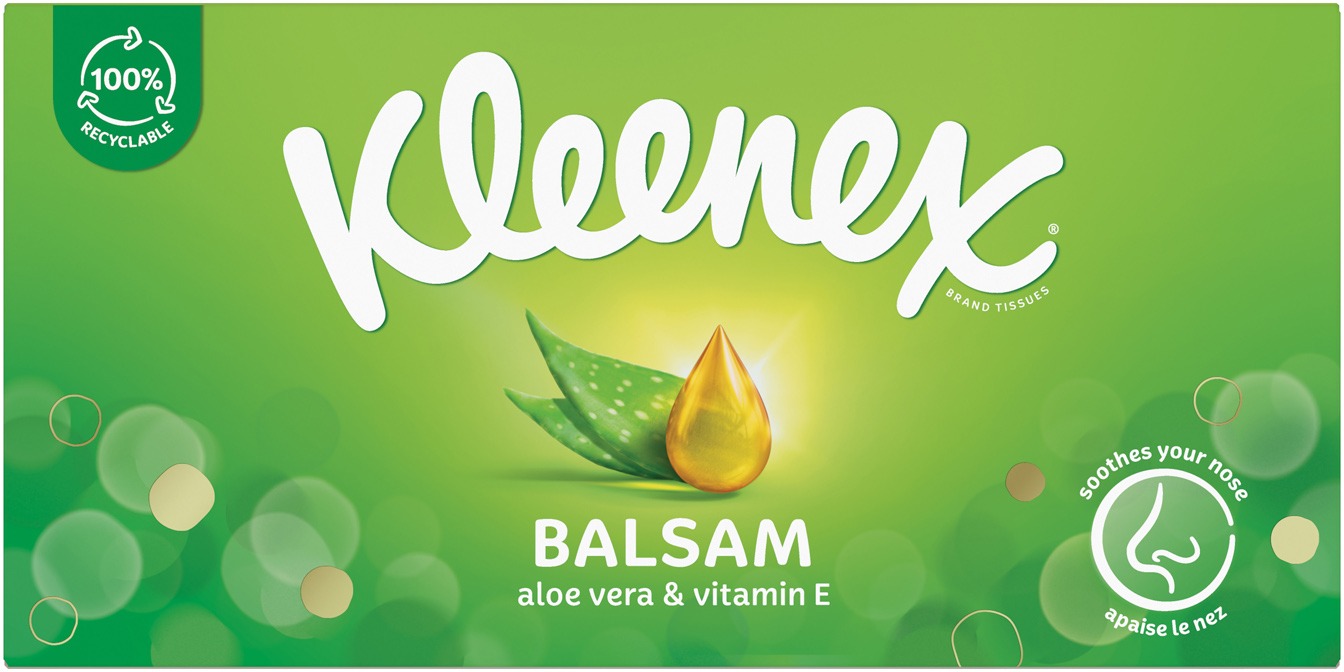 KLEENEX Balsam Box (64 ks)