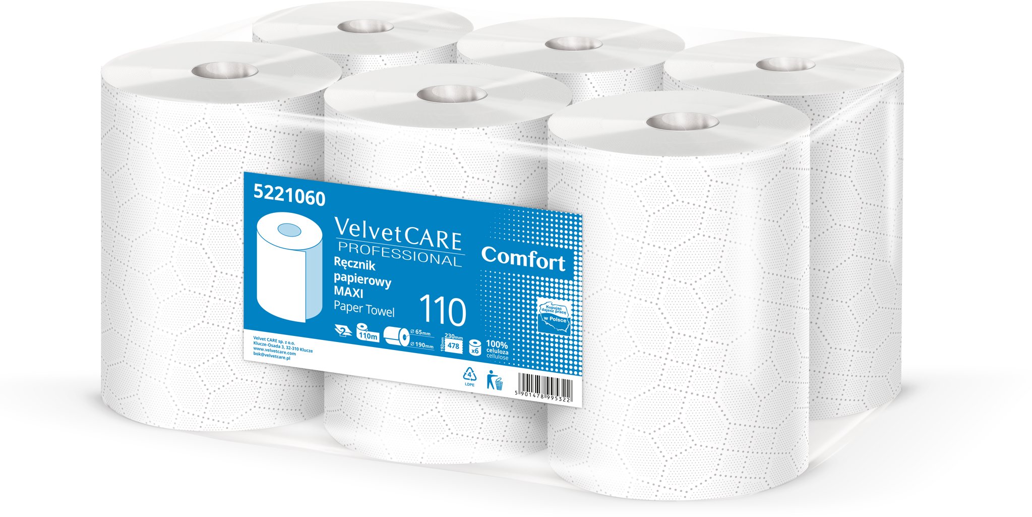 VELVETCARE Professional Maxi Comfort 6 ks