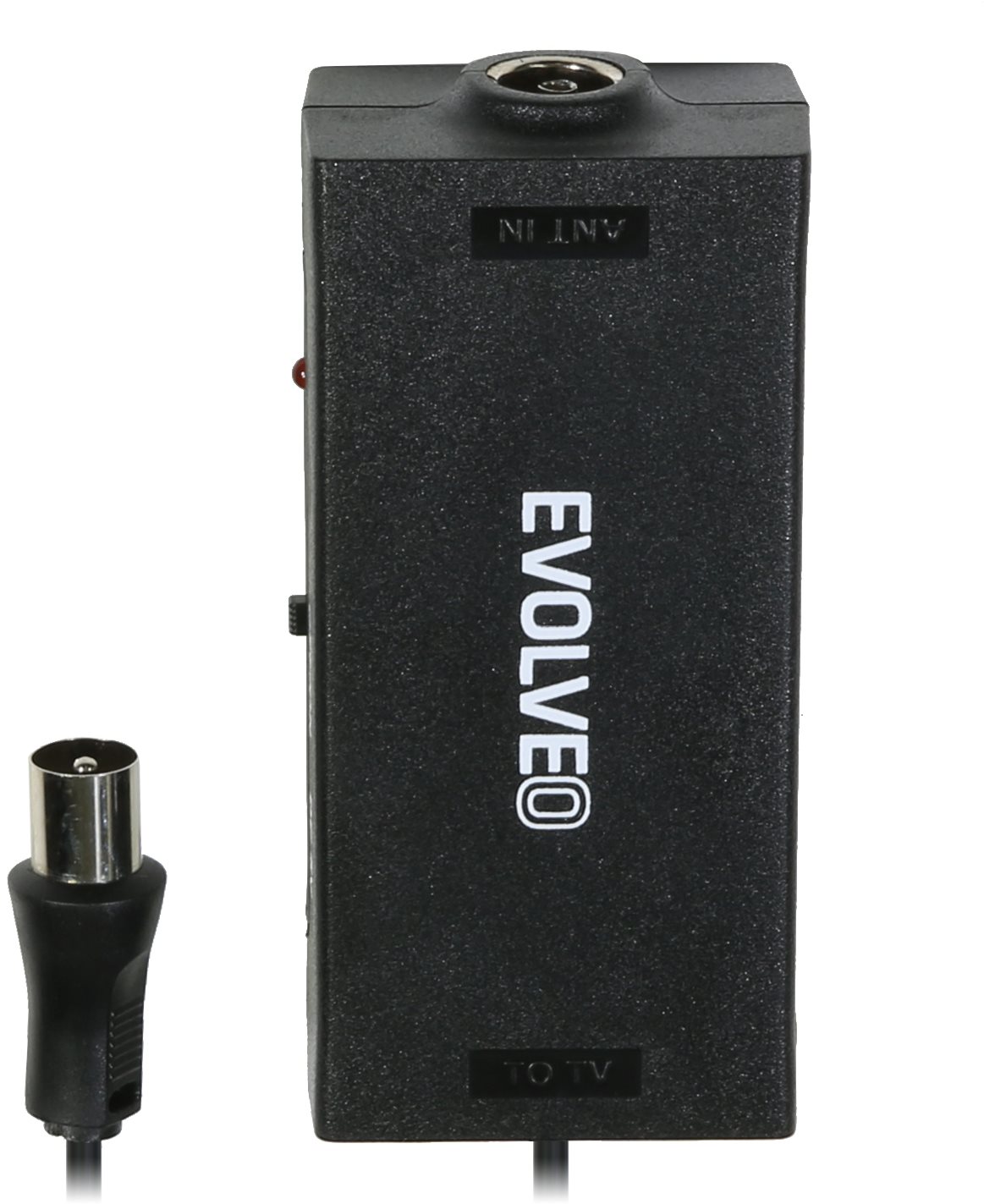 EVOLVEO Amp 1, anténny zosilňovač FM/DAB+/DVB-T2, filter LTE, 4G, 5G
