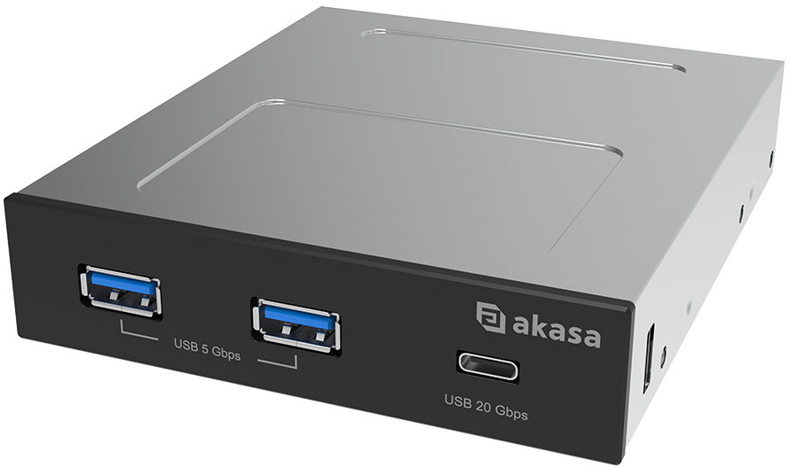AKASA - USB 20Gbps Type-C Panel with Dual USB 5Gbps Type-A Ports/AK-ICR-36