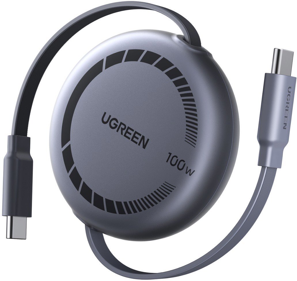 UGREEN USB-C na USB-C PD Fast Charging Retractable Cable 100 W Max 1 m