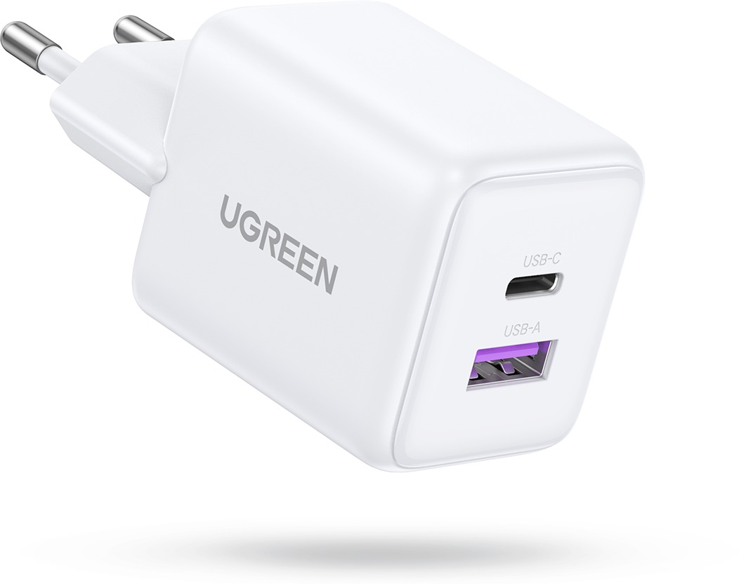 UGREEN USB-A + USB-C 30 W GaN Tech Charger