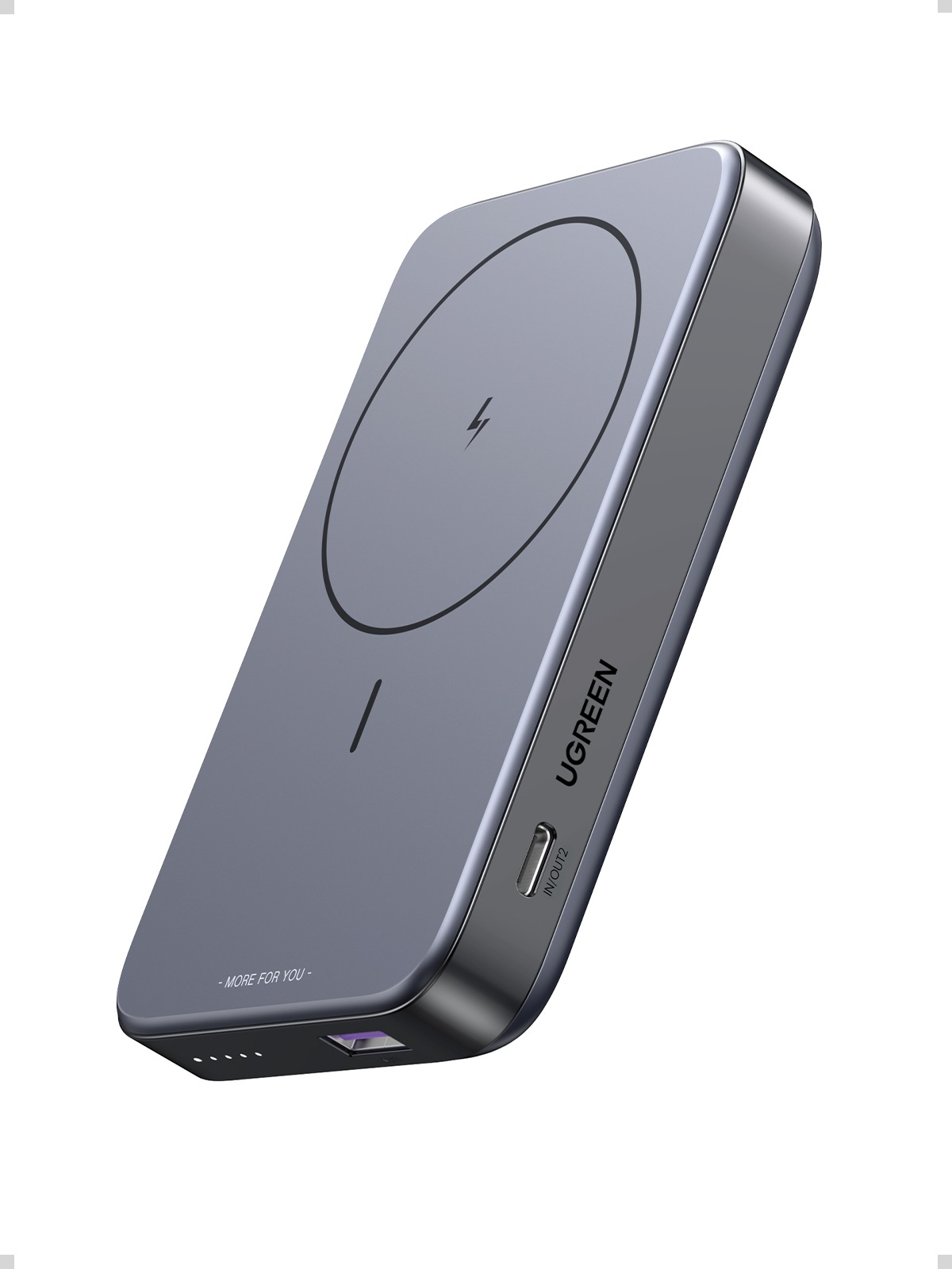 Ugreen 10 000 mAh Mini Magnetic Wireless 20 W Power Bank With Holder