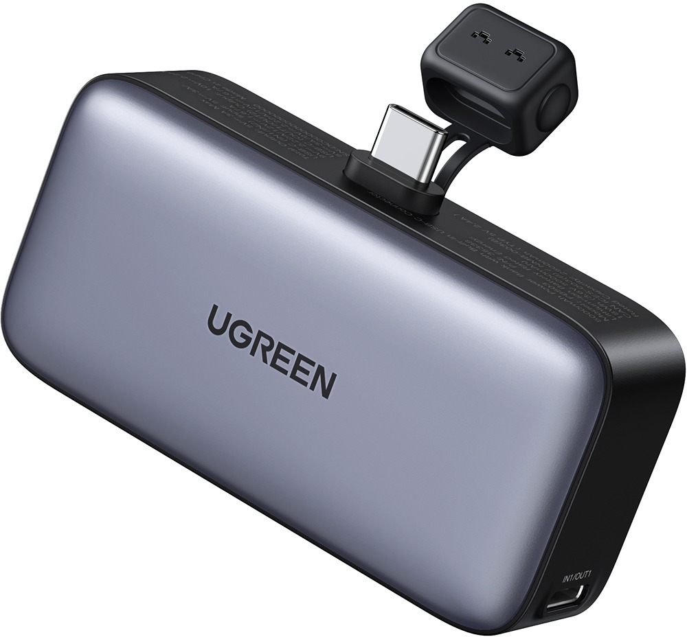 Ugreen 5000 mAh Power Bank with Built-in USB-C Connector