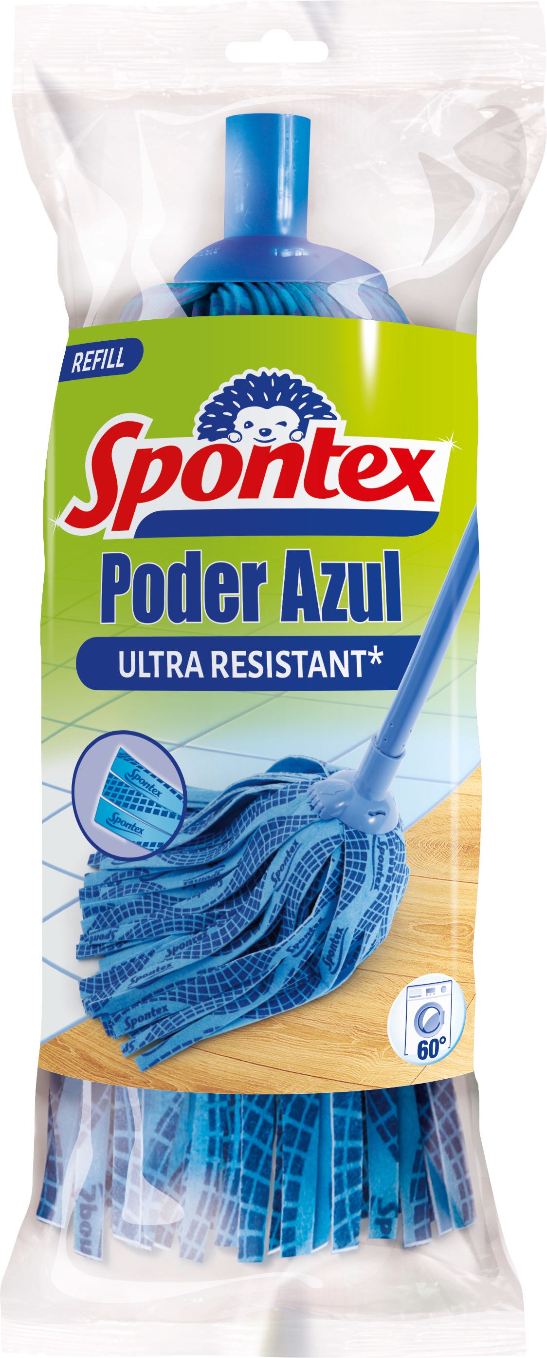 SPONTEX Poder azul, mop, náhrada