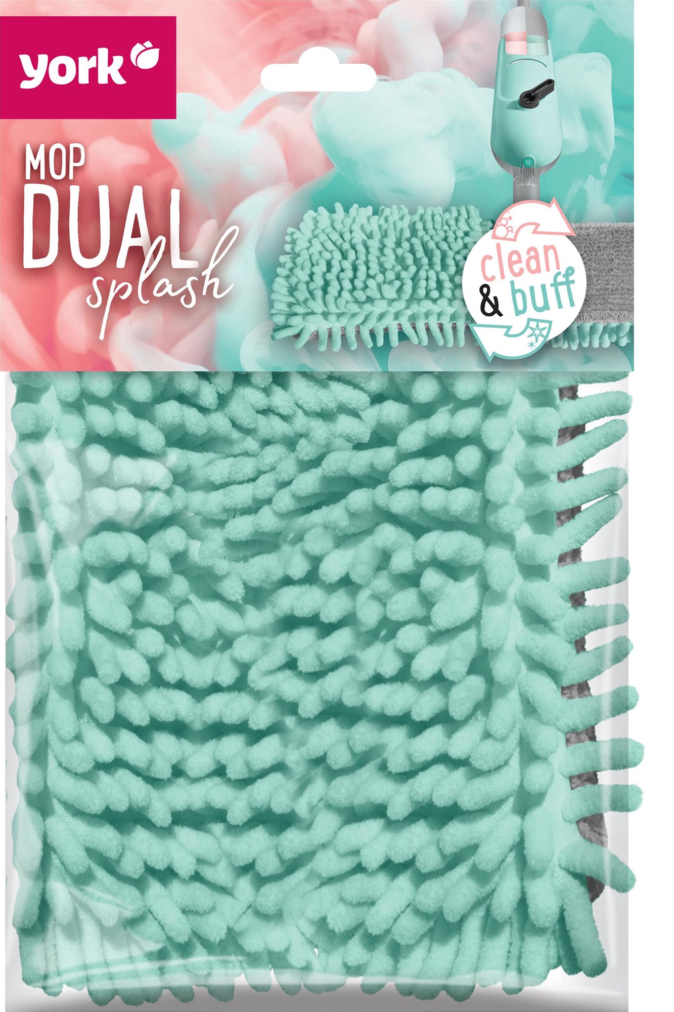 YORK, mop plochý dual Splash, náhrada