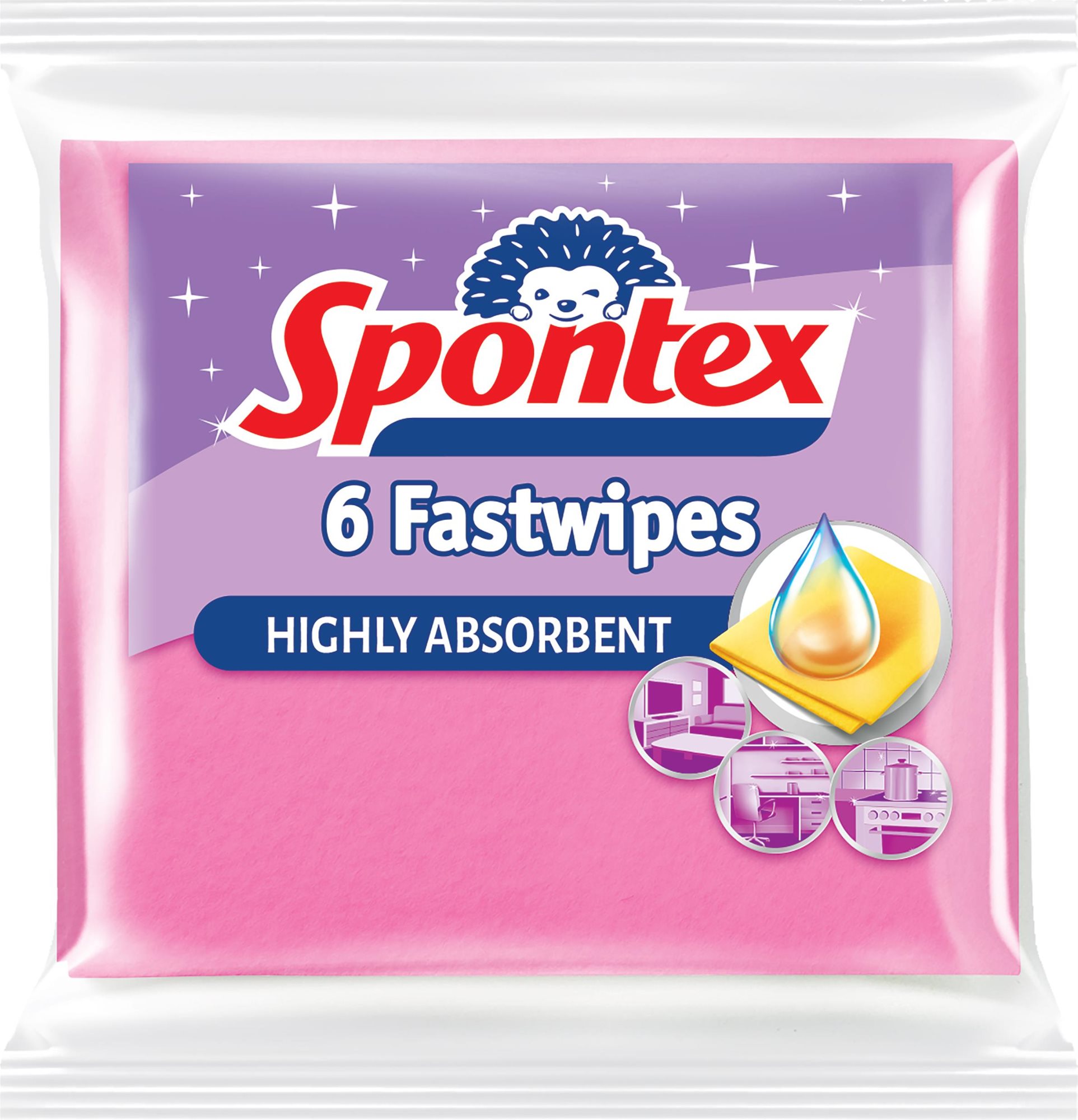 SPONTEX Fast Wipes utierka 6 ks