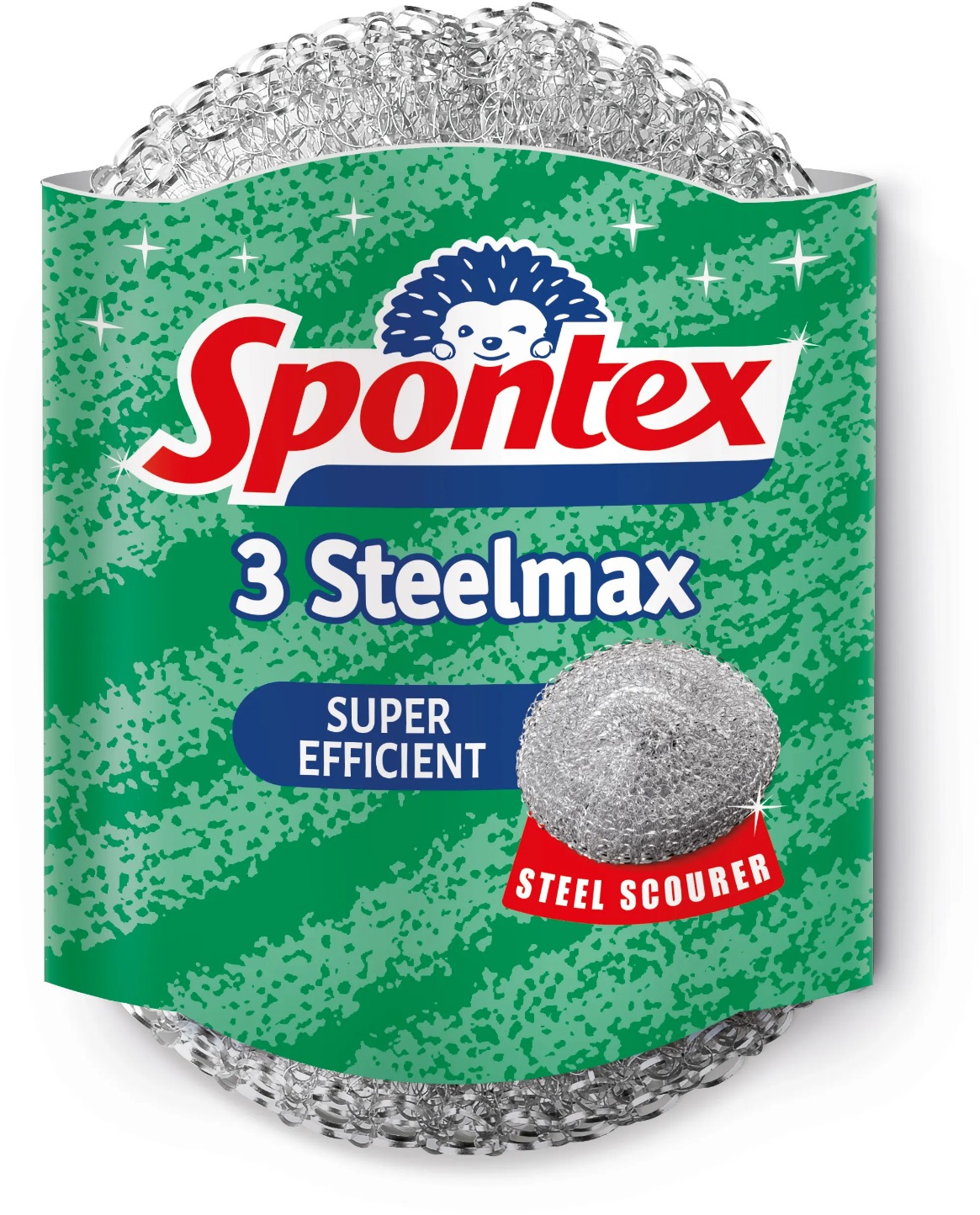 SPONTEX Steelmax drôtenka kovová 3 ks