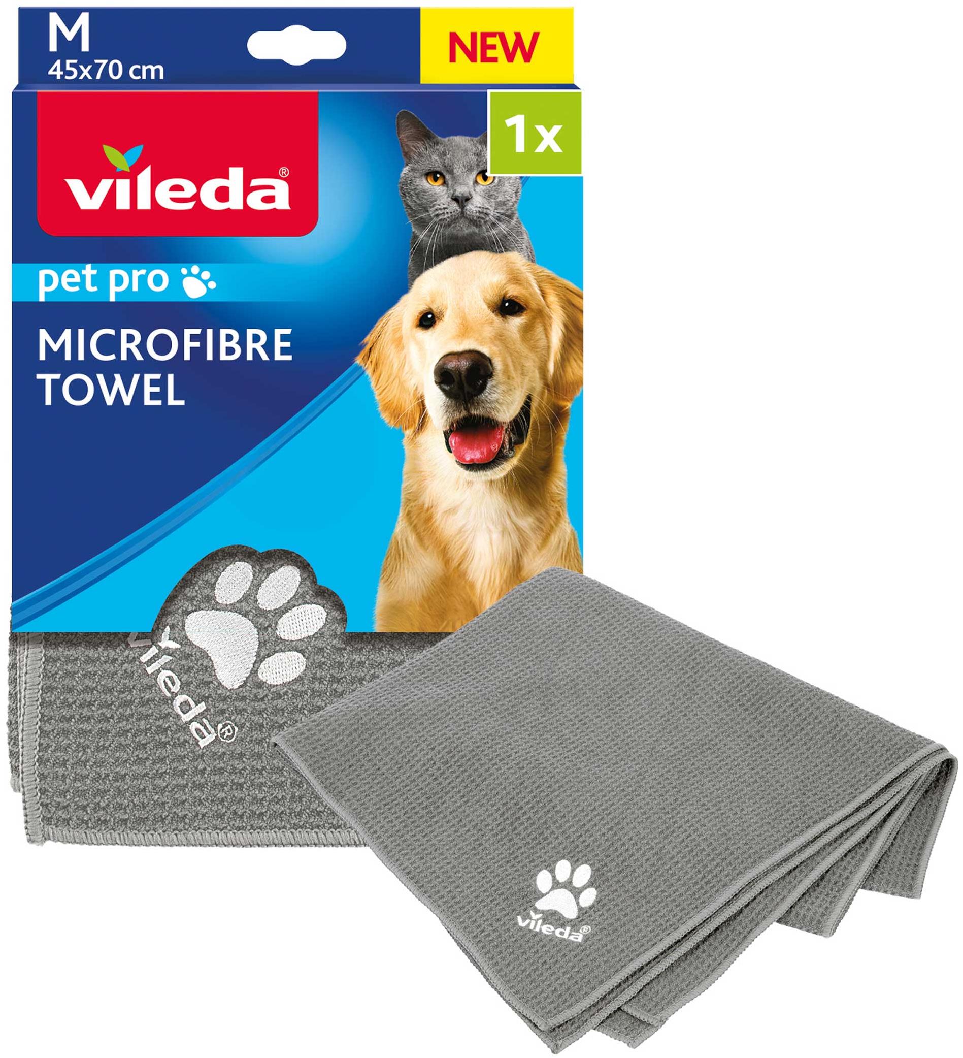 VILEDA Pet uterák z mikrovlákna sivý
