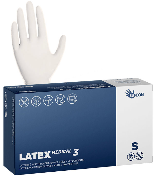 ESPEON Latex Medical3 veľ. S, 100 ks