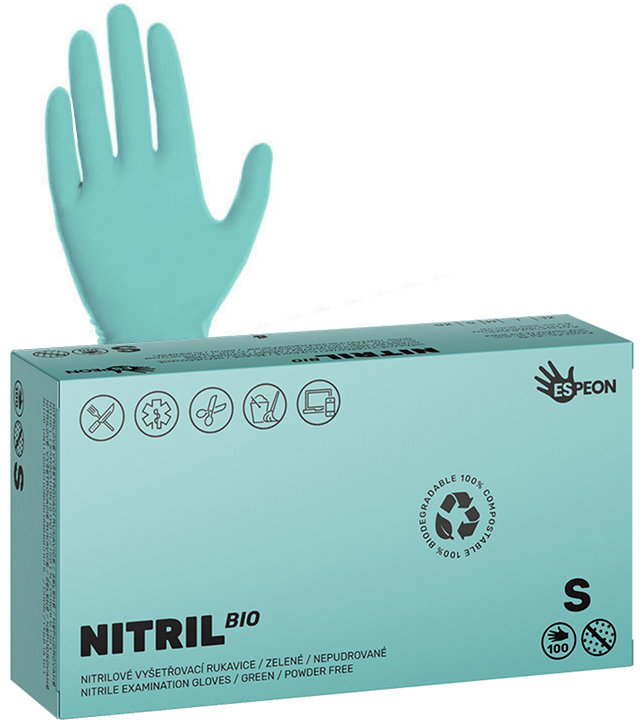 ESPEON Nitril Bio veľ. S, 100 ks