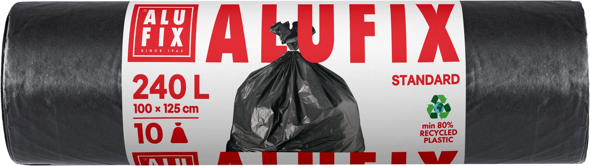 ALUFIX Standard čierne 240 l, 10 ks
