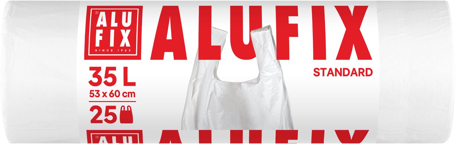 ALUFIX Standard bielo 35 l, 25 ks