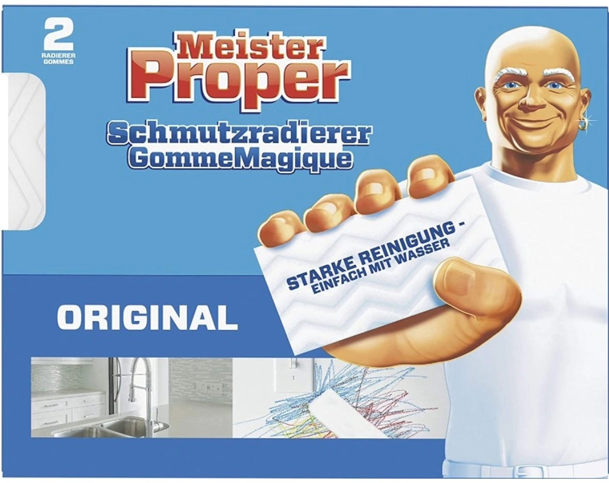MEISTER PROPER Čarovná špongia 2 ks