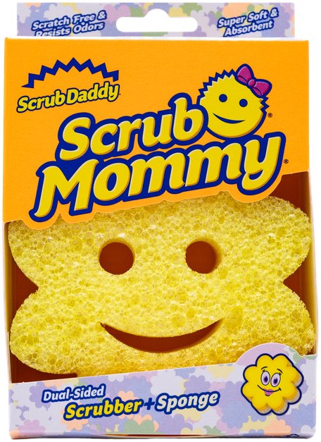 SCRUB DADDY Scrub Mommy, kvetina žltá