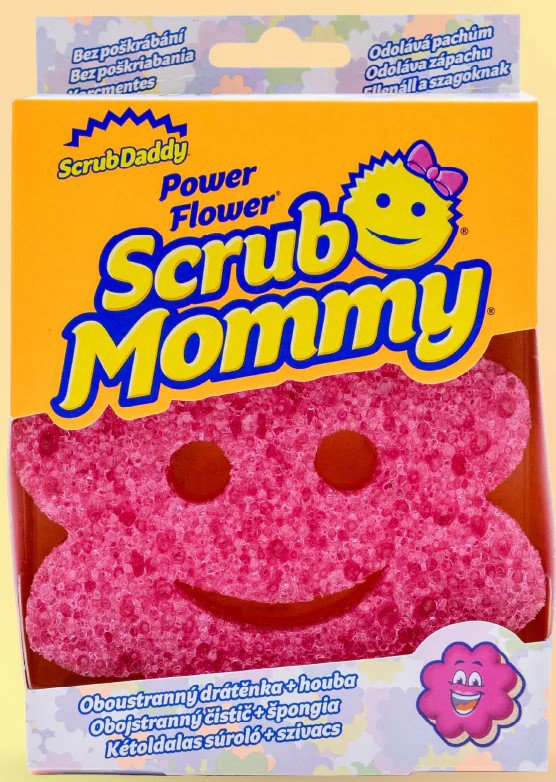 SCRUB DADDY Scrub Mommy, kvet ružový