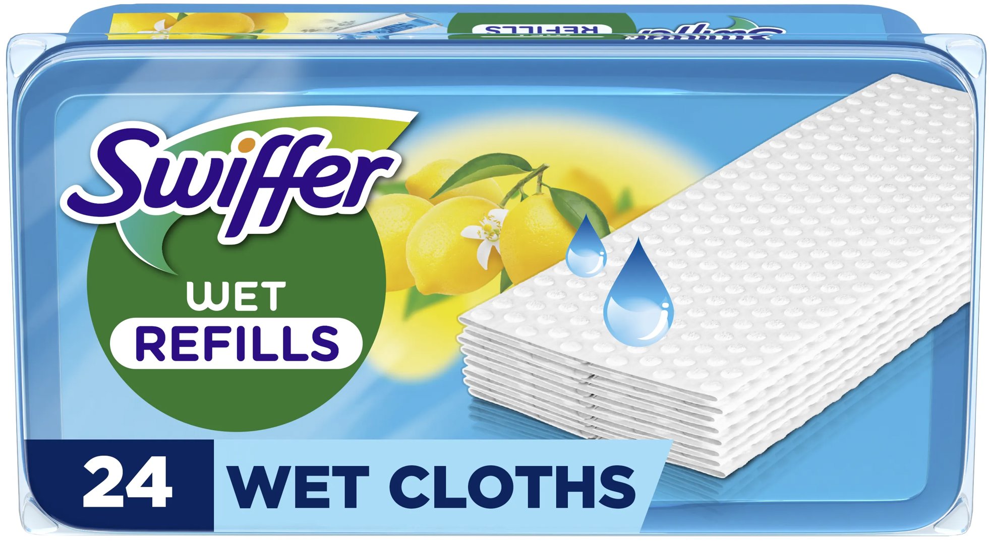 SWIFFER Sweeper vlhčené náhrady 24 ks, citrón