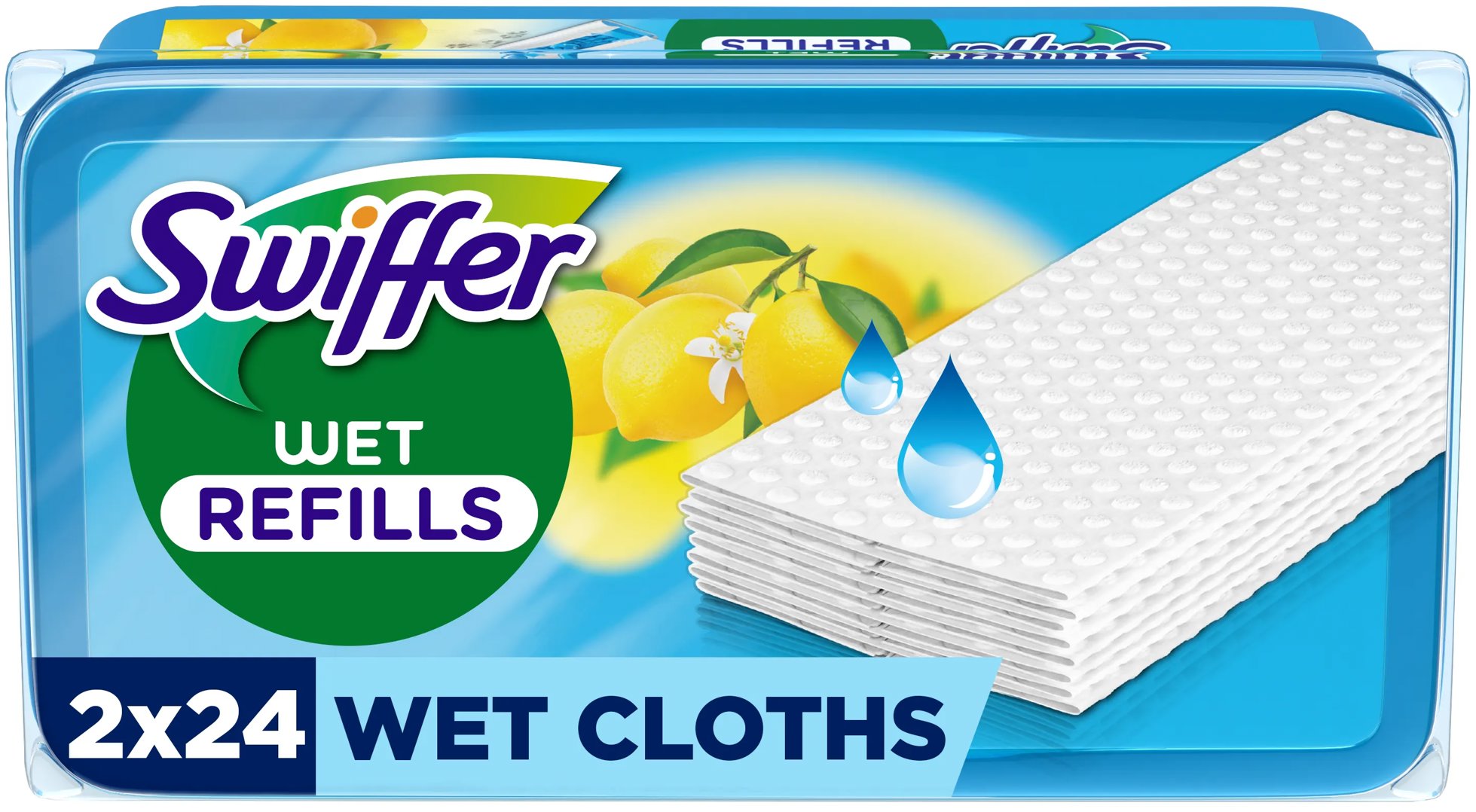 SWIFFER Sweeper vlhčené náhrady 48 ks, citrón