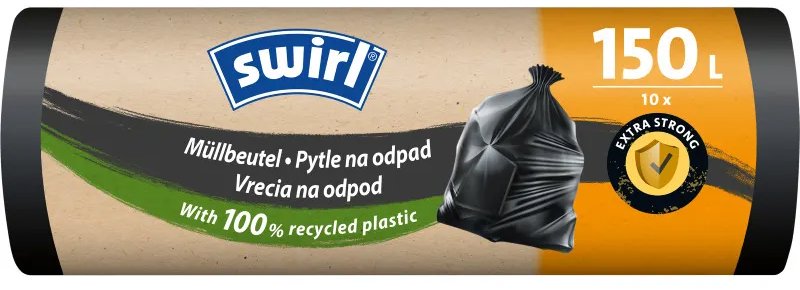 SWIRL Vrecia na odpadky 150 l, 10 ks