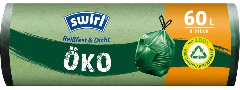 SWIRL EKO Zaťahovacie vrecia 60 l, 8 ks