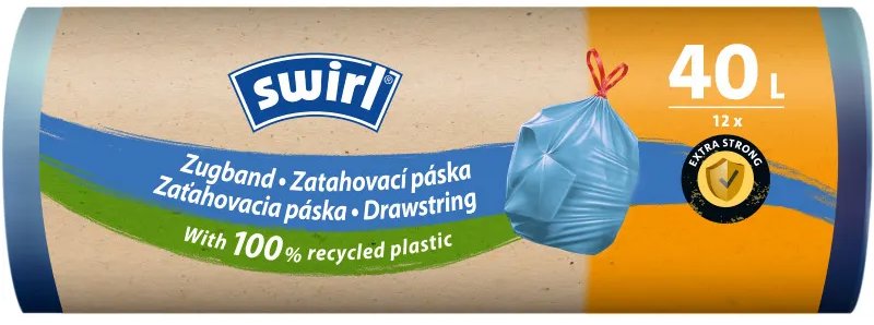 SWIRL Vrecia na ťažký odpad 240 l, 5 ks