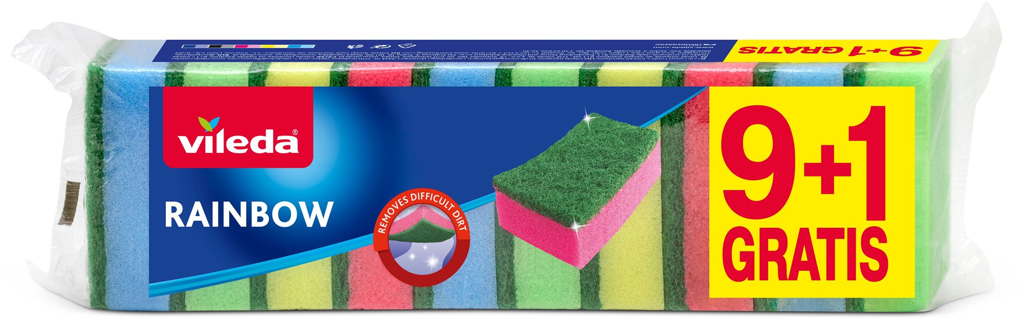 VILEDA Rainbow hubka 9 + 1 ks