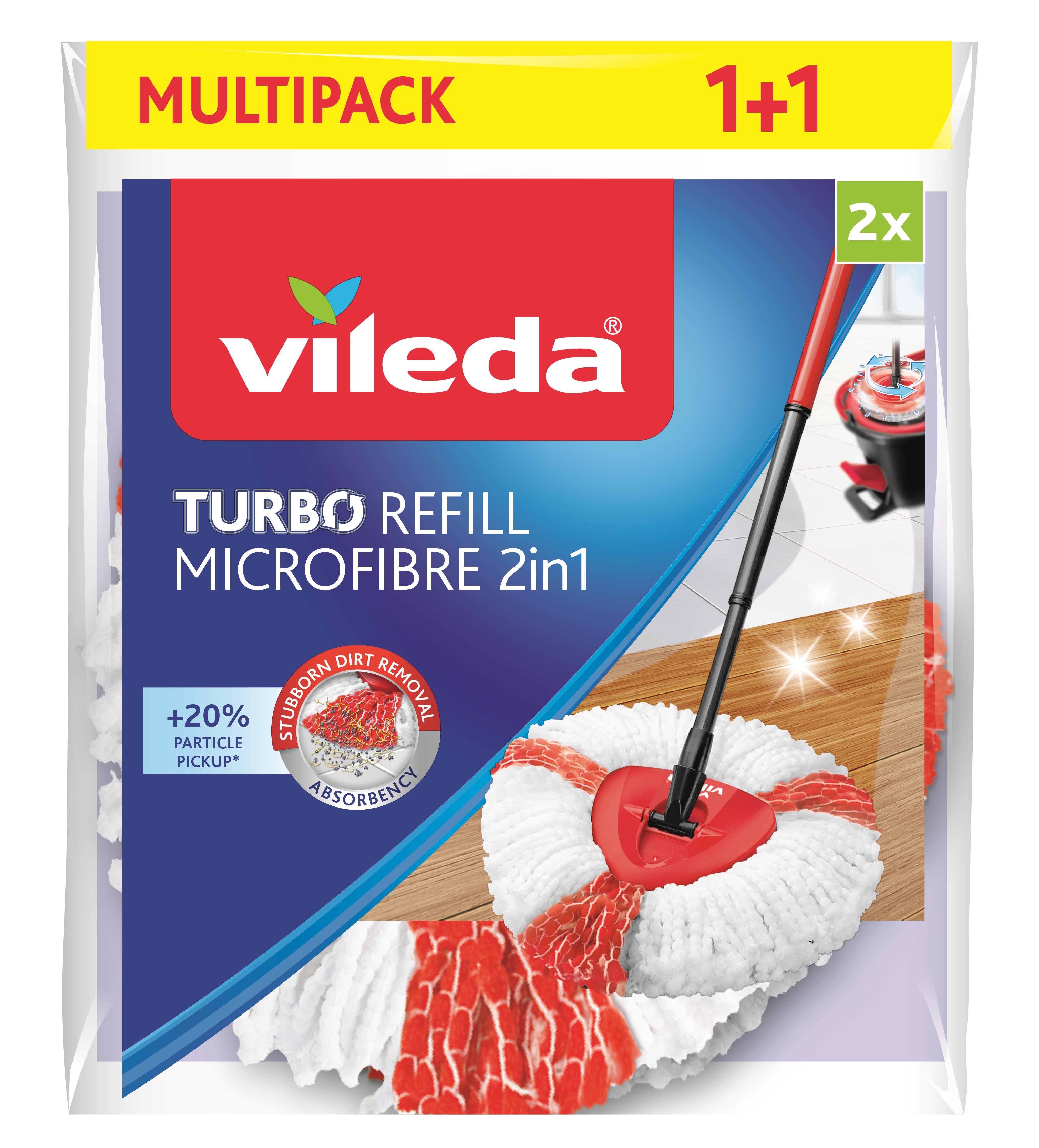 VILEDA TURBO 2 v 1 náhrada 2 ks