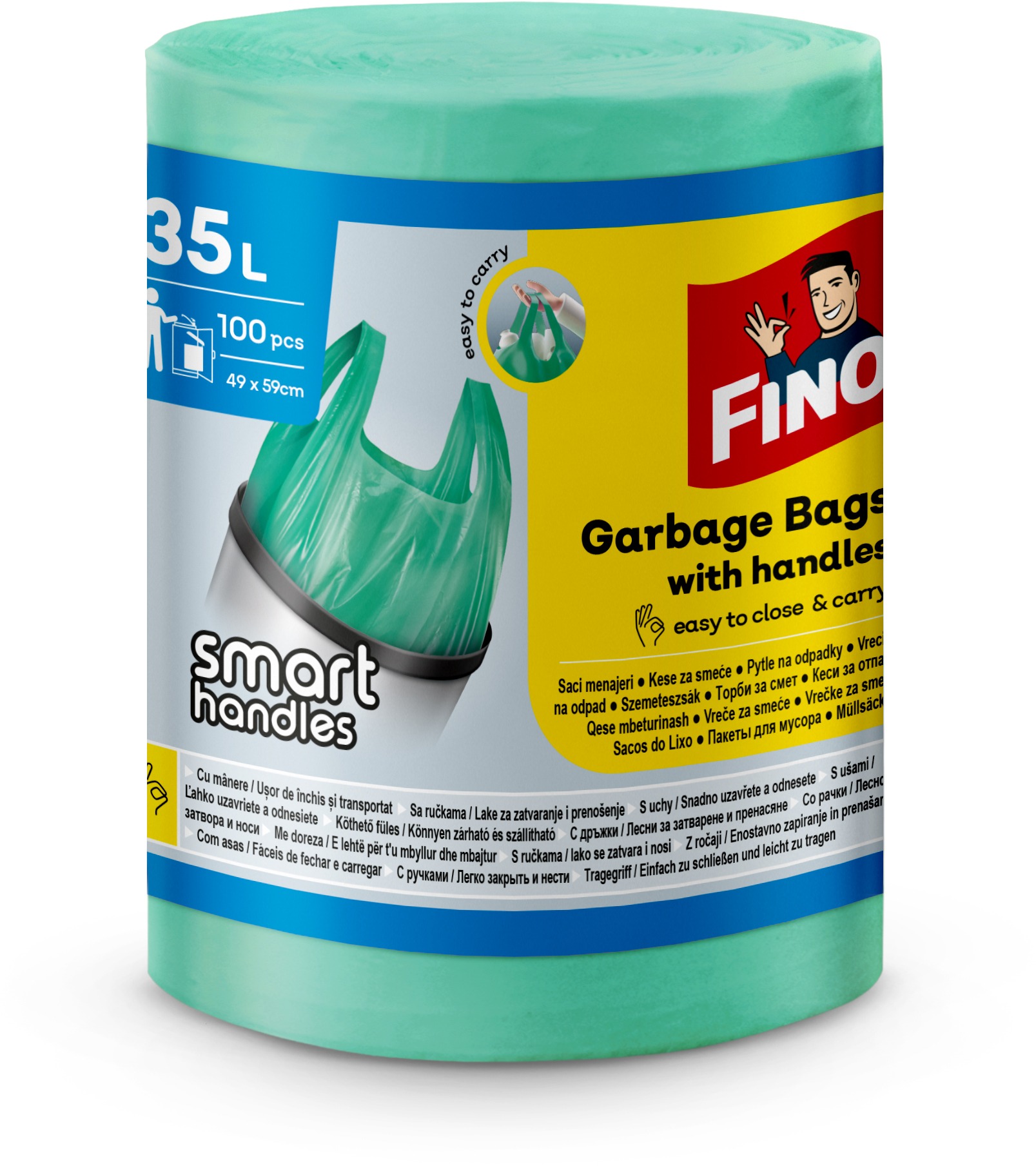FINO Color s uchami 35 l, 100 ks