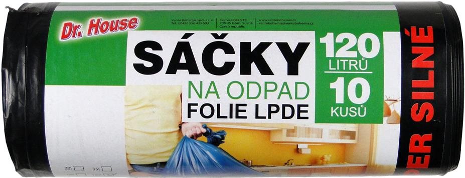 BRATEK odolné vrecia na odpad 120 l, 10 ks