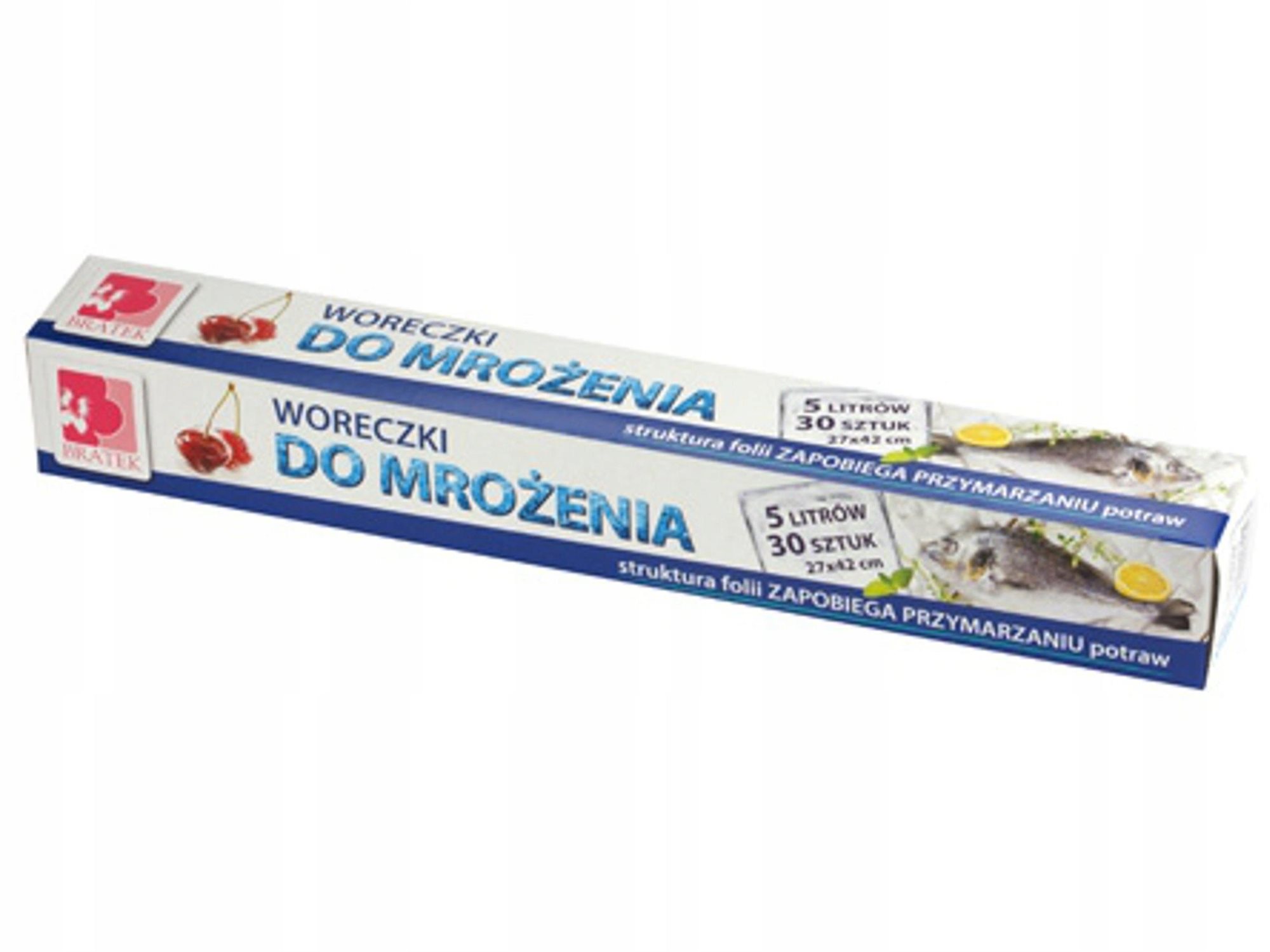 BRATOK mraziace vrecká 5 l 30 ks, 20 × 42 cm