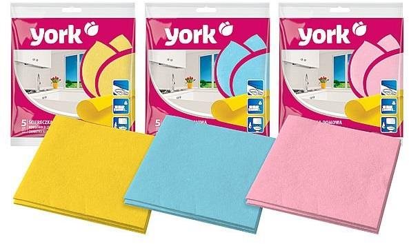 YORK utierka pre domácnosť 3 ks, mix farieb