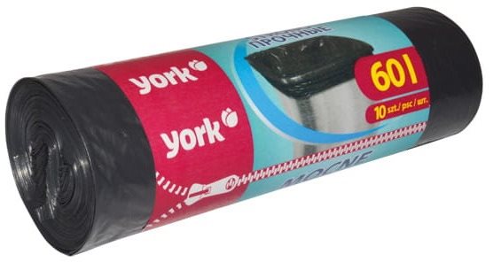 YORK odpadkové vrecia hrubé 60 l, 10 ks