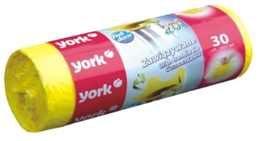 YORK odpadkové vrecia hrubé 20 l, 30 ks