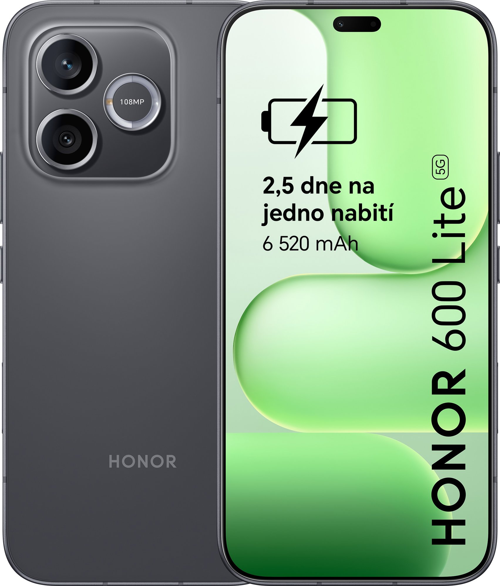 HONOR 600 Lite 8 GB/256 GB Velvet Black