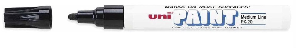 UNI PX-20 2,2 – 2,8 mm čierny