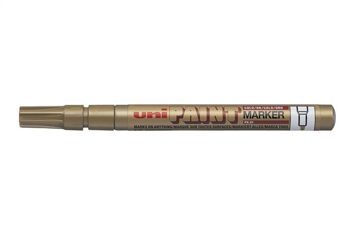 UNI PAINT PX-21 0,8 – 1,2 mm, zlatý